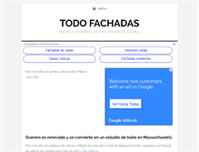 Tablet Screenshot of fachadas-casas.com